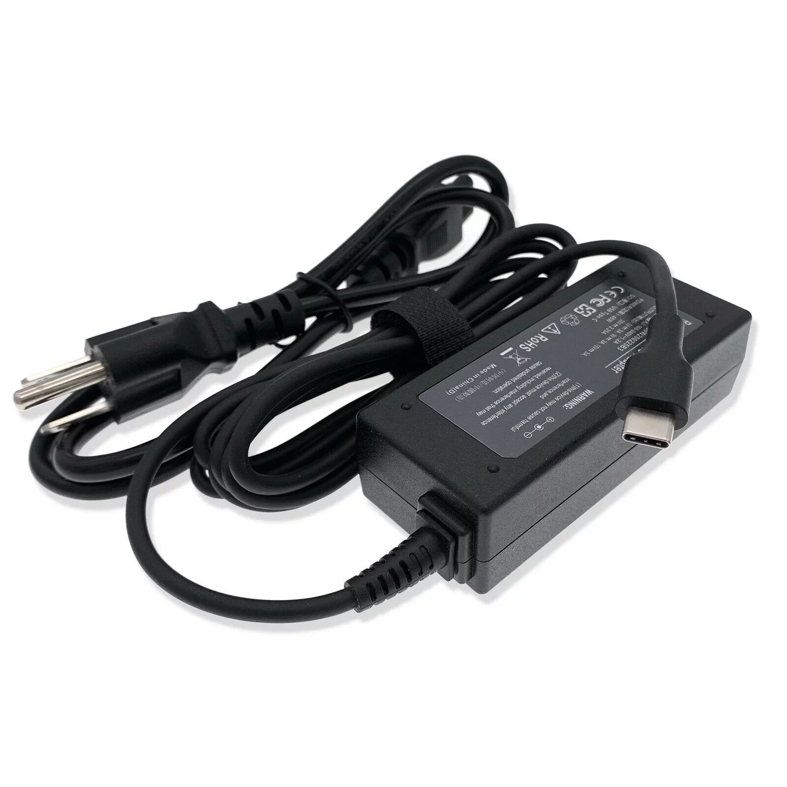 Dell 7390 13 USB-C AC For P82G003 Adapter Laptop XPS Cord 2-in-1 Charger 45W
