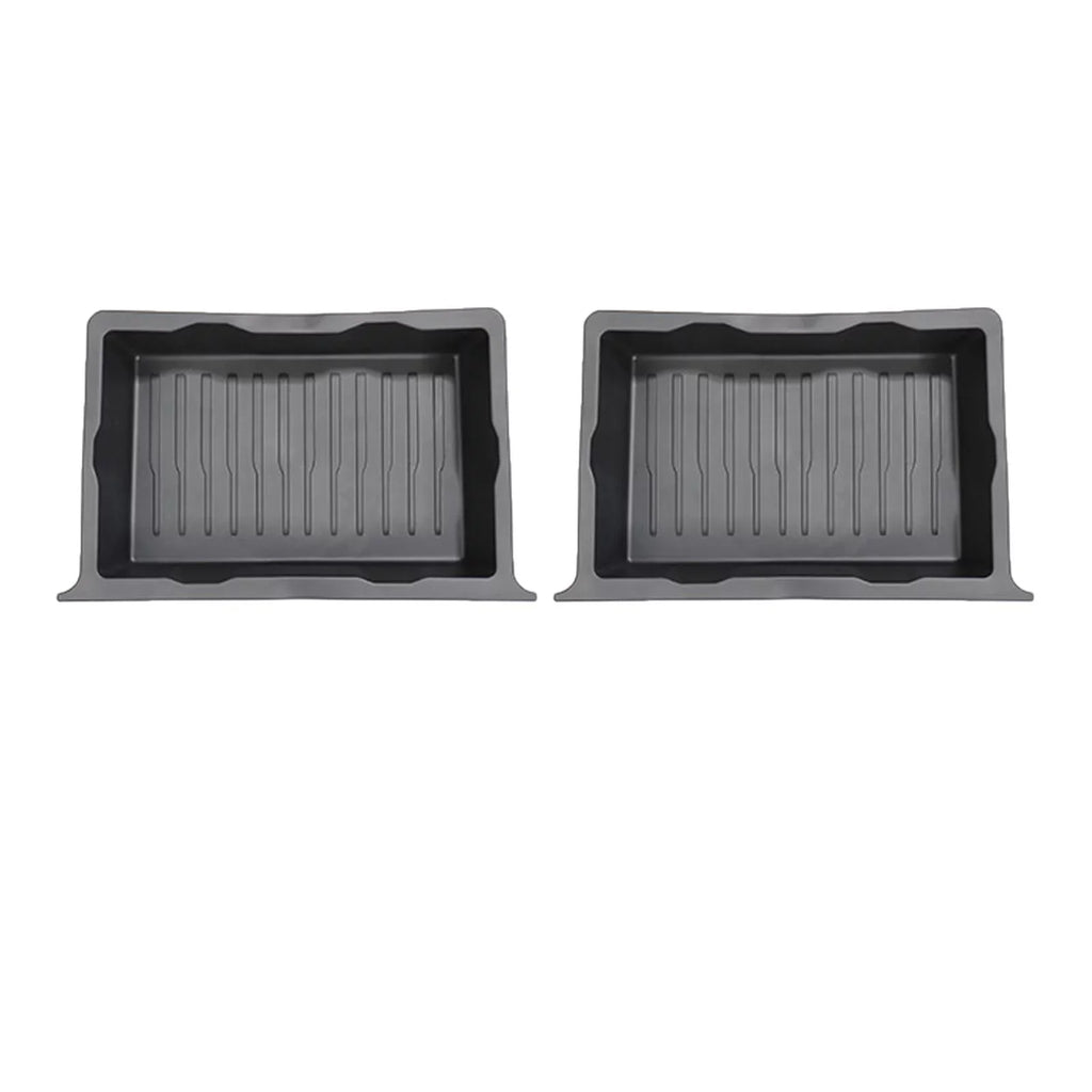 Accessory Storage Tray Underseat Box Storage Seat 2pcs for Vehicle Case Holder under Hidden
