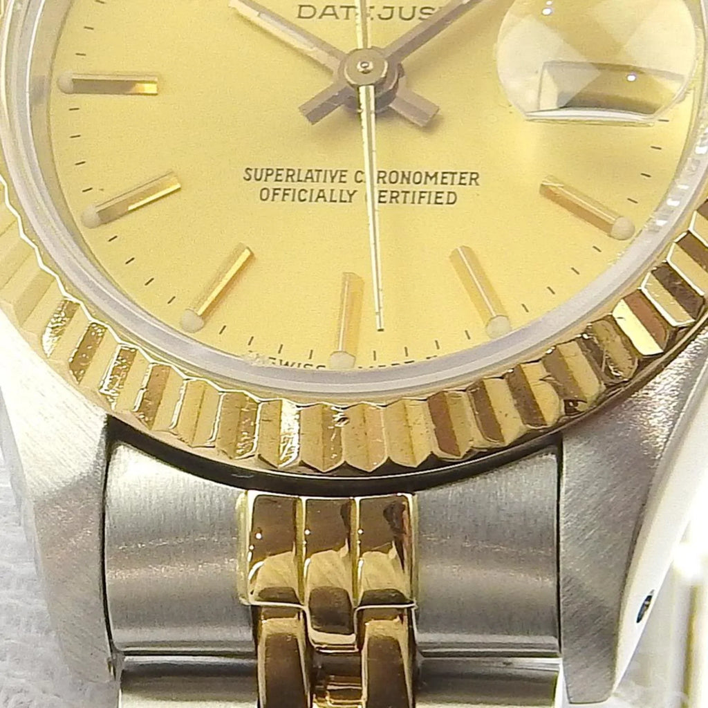 (Like 54g dial champagne gold 98 New) series Datejust watch automatic 2023/09 combination 79173 Pre-Owned Rolex