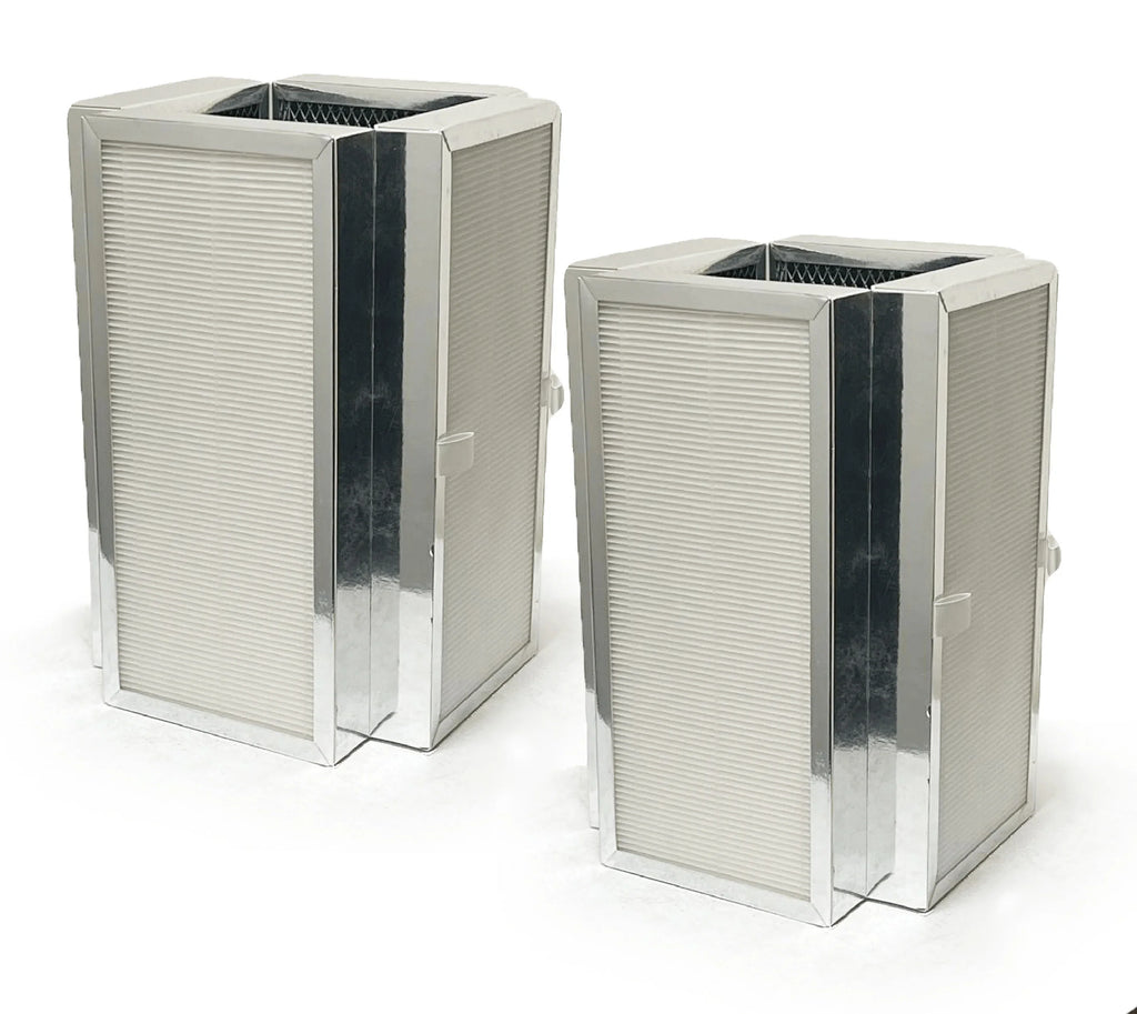 2 Pack Nispira Air 3-In-1 MA-50R HEPA Filter Replacement for Activated Purifier True H13, Medify Premium MA-50 Carbon