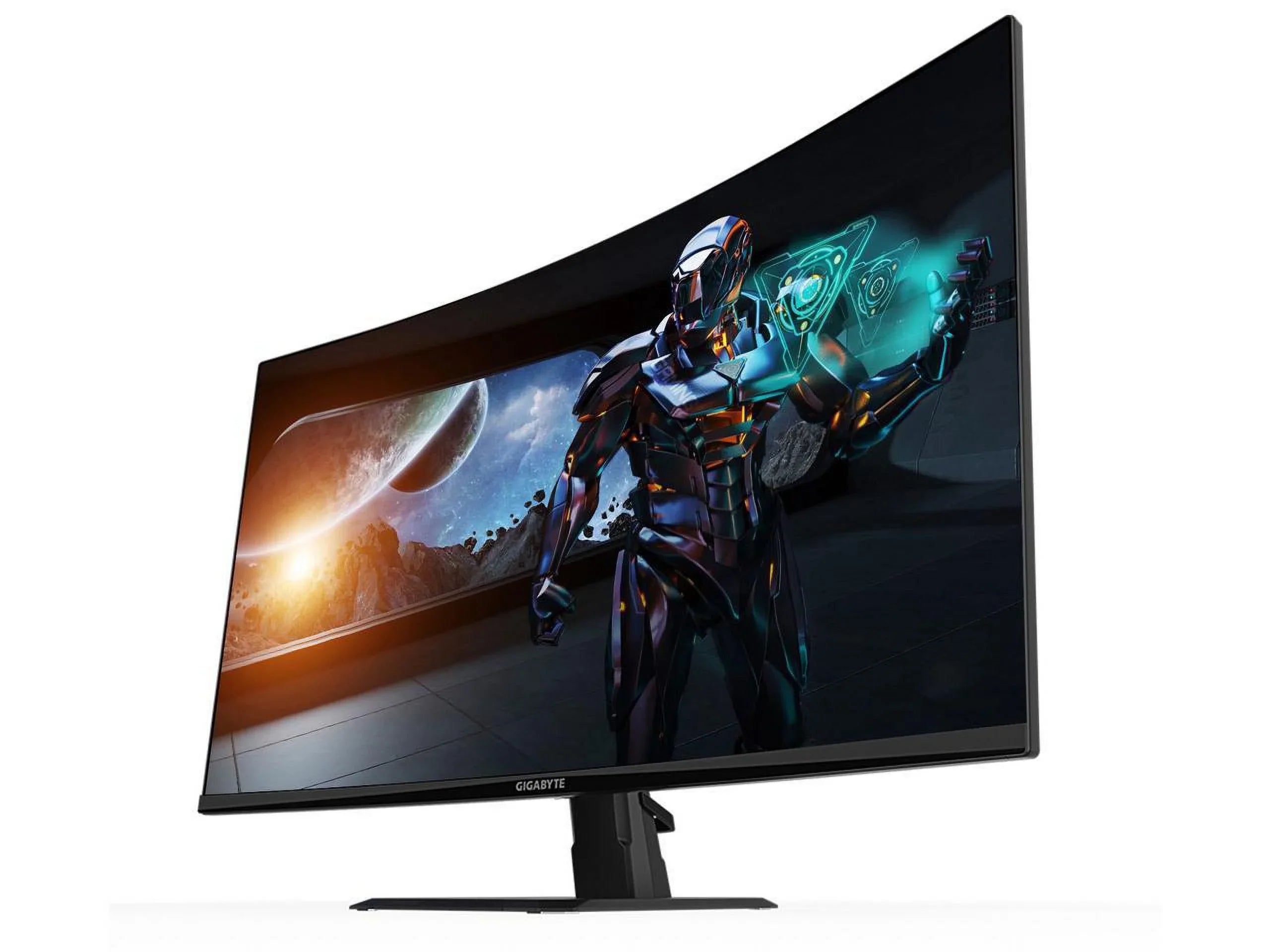 2560x1440 VA Ready, 1ms Curved GIGABYTE 1440P Time, Display, (MPRT) 1.4, GS32QC 2.0 1x 1500R Gaming HDR Response 2x Port 31.5" Monitor, 165Hz Display HDMI