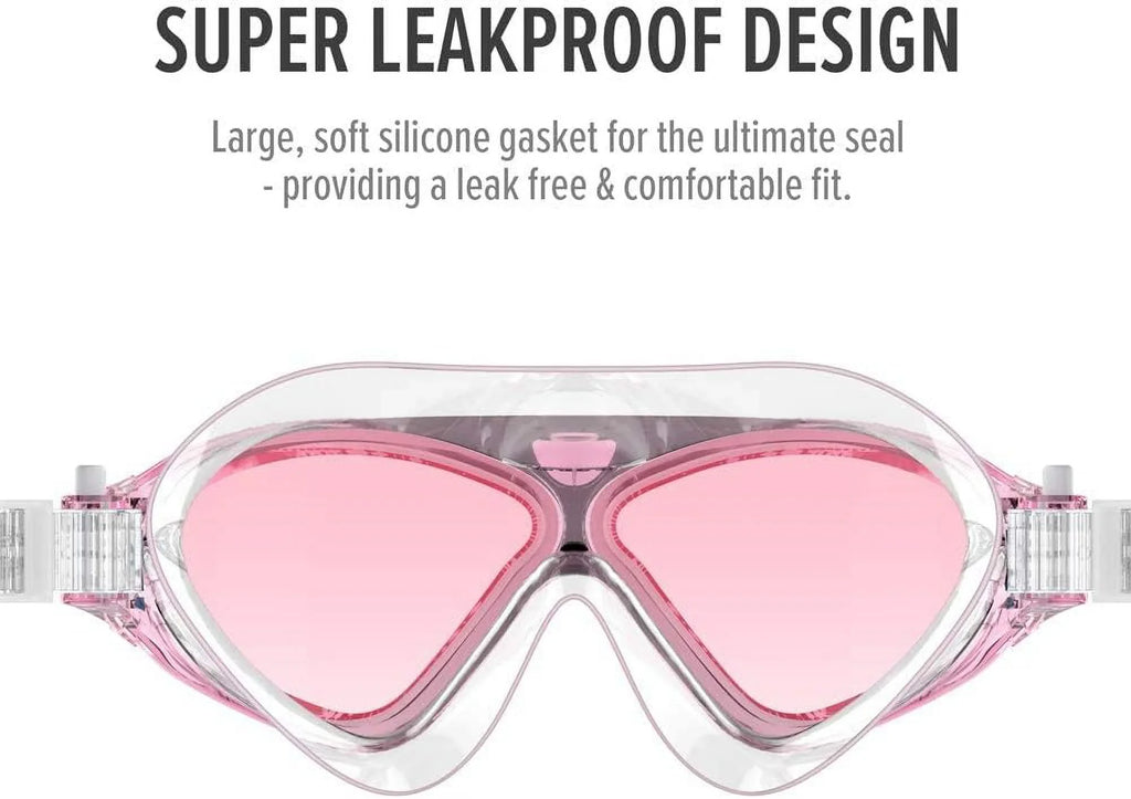 Swimming OutdoorMaster Swim Mask & - Anti-Fog Mask Waterproof Wide Goggles View