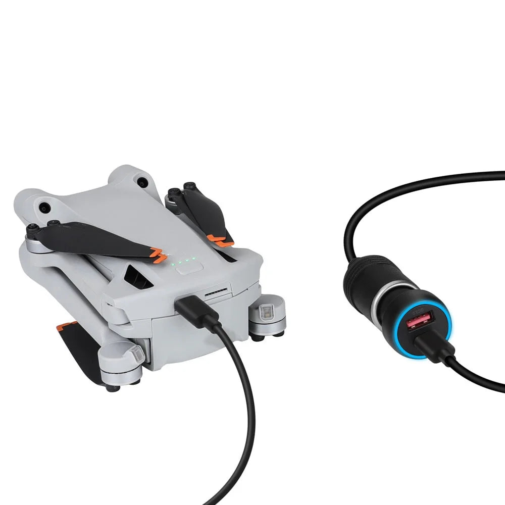QC3.0 Pro Car Super Adapter 2/Mini DJI Mini Charging Fast Charger PD 3 USB-C for