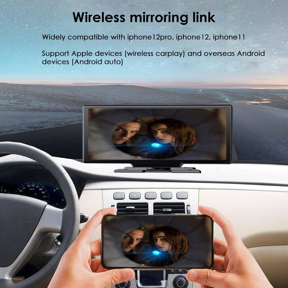 2K Screen Jahy2Tech Auto Dash 10.26'' Camera ". Wifi Car Android Dual DVR Channel Touch Wireless