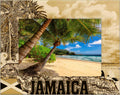 Picture Landscape Engraved Wood 10) x Frame Jamaica (8 Laser