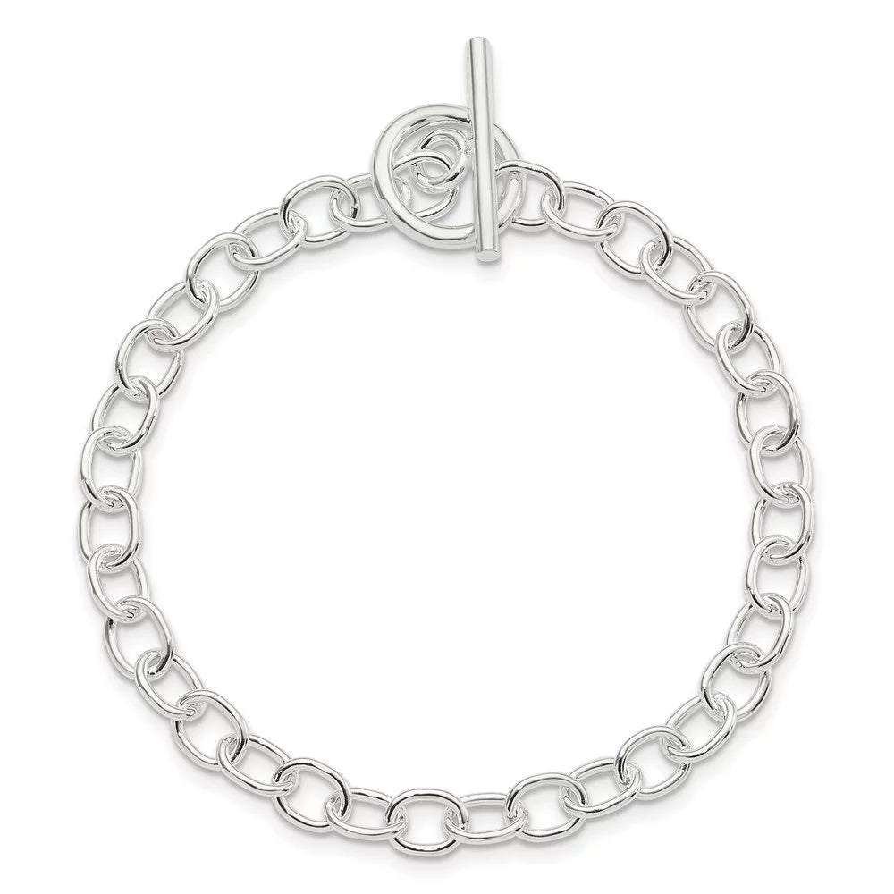 Bracelet Sterling Auriga Silver Toggle for Link Women Fancy 7.5 925 inch