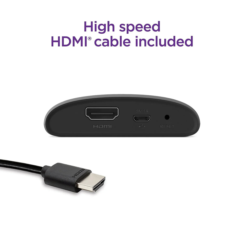 HD with Remote Express Media Speed HDMI Simple Streaming and Player High Roku Cable