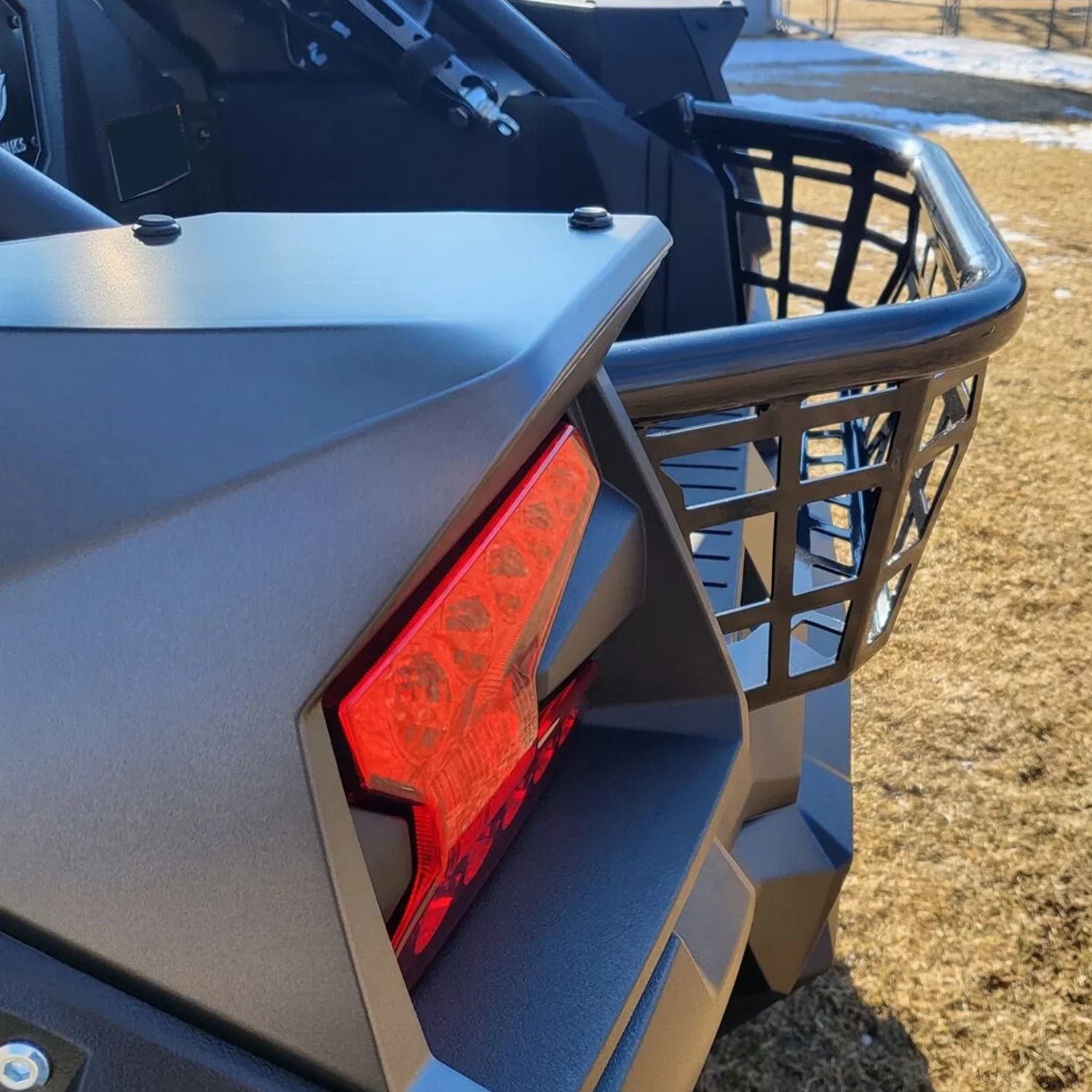 Kawasaki Steel 21 Teryx for Tailgate 22 Coated Black Powder Enclosure 20 1000 Bed Kojem Barricade KRX Rack Luggage 23 Cargo