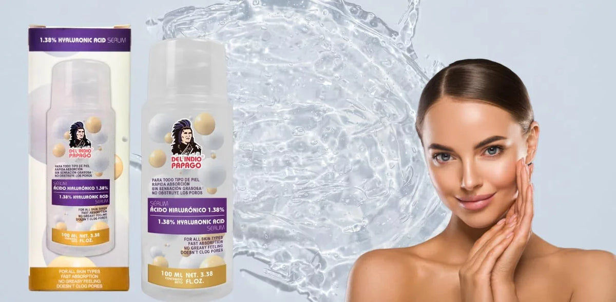 '+ Serum Indio Hyaluronic Tepezcohuite Acid Night (125g) Day each) Oz) creams Soap Fl & (3.38 (2oz Del Papago Tepezcohuite +