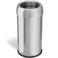 16 Steel Deodorizer Gallon halo Trash Dual Can Stainless