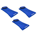 Air 9057 Pack) (3 Pool Swimline Covered Fabric Inflatable Swimming Mattress