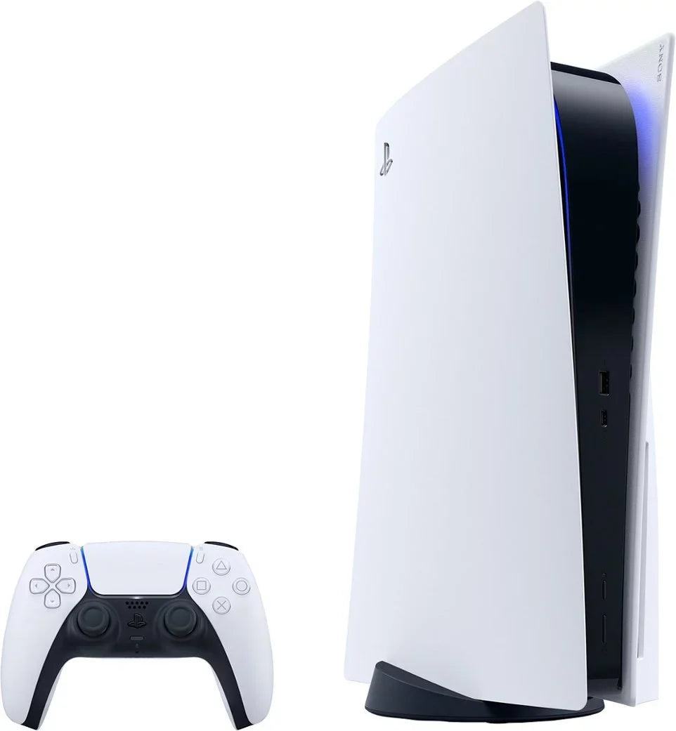 5 SSD Console JP Disc Upgraded - Sony Drive Original PlayStation Version PCIe Disc NVNe - Controller Gaming Free Version, PS5 4 Gen Region 1.8TB White
