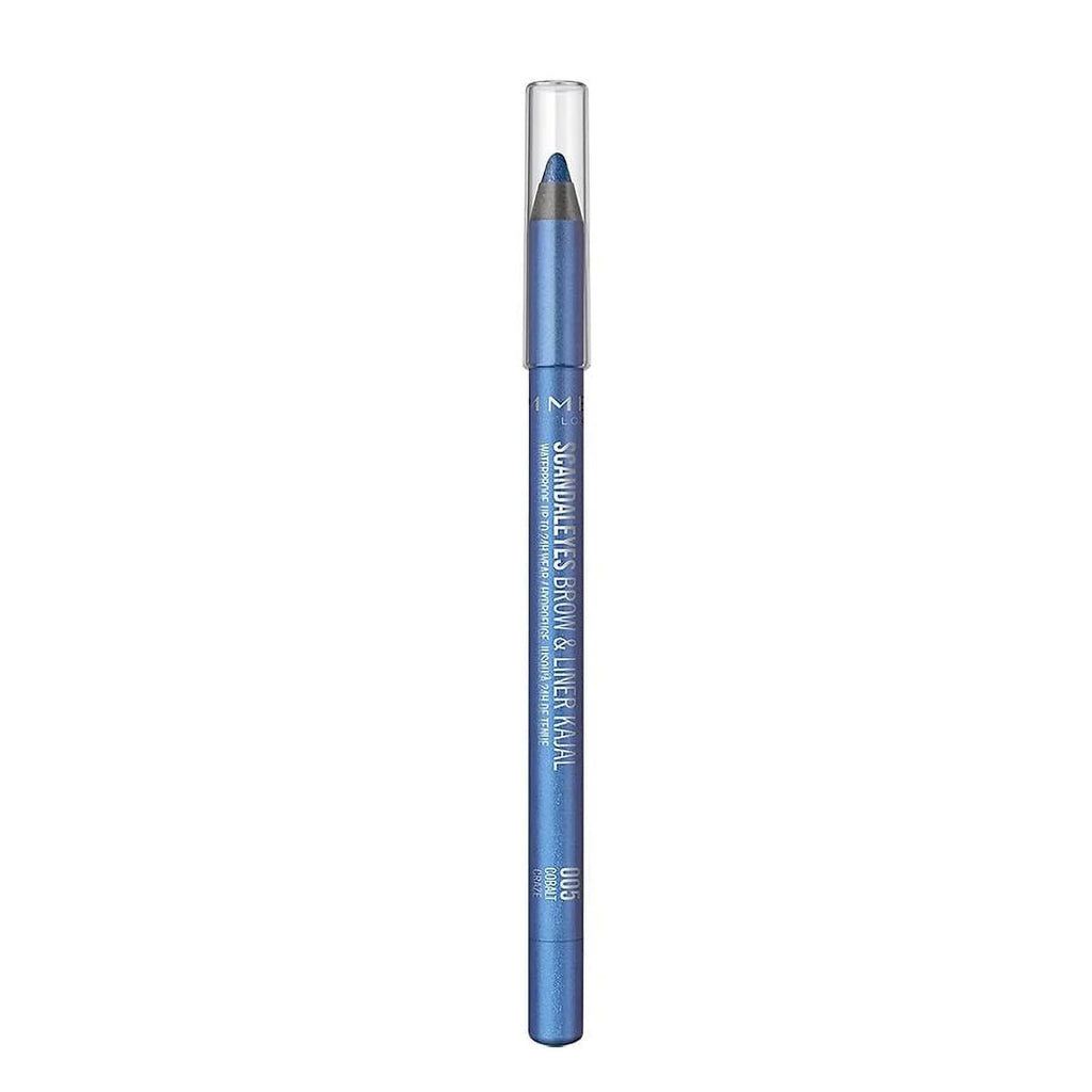 Craze Brow Kajal, 0.04 Waterproof Liner Pack Scandaleyes Cobalt and 2 Rimmel of oz