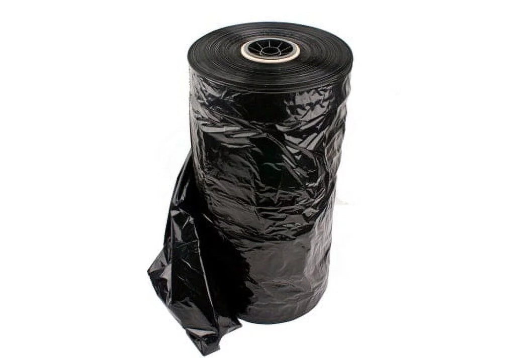249/ROLL - , Black Plastic bags garment on 72"H super weight NAHANCO roll, a
