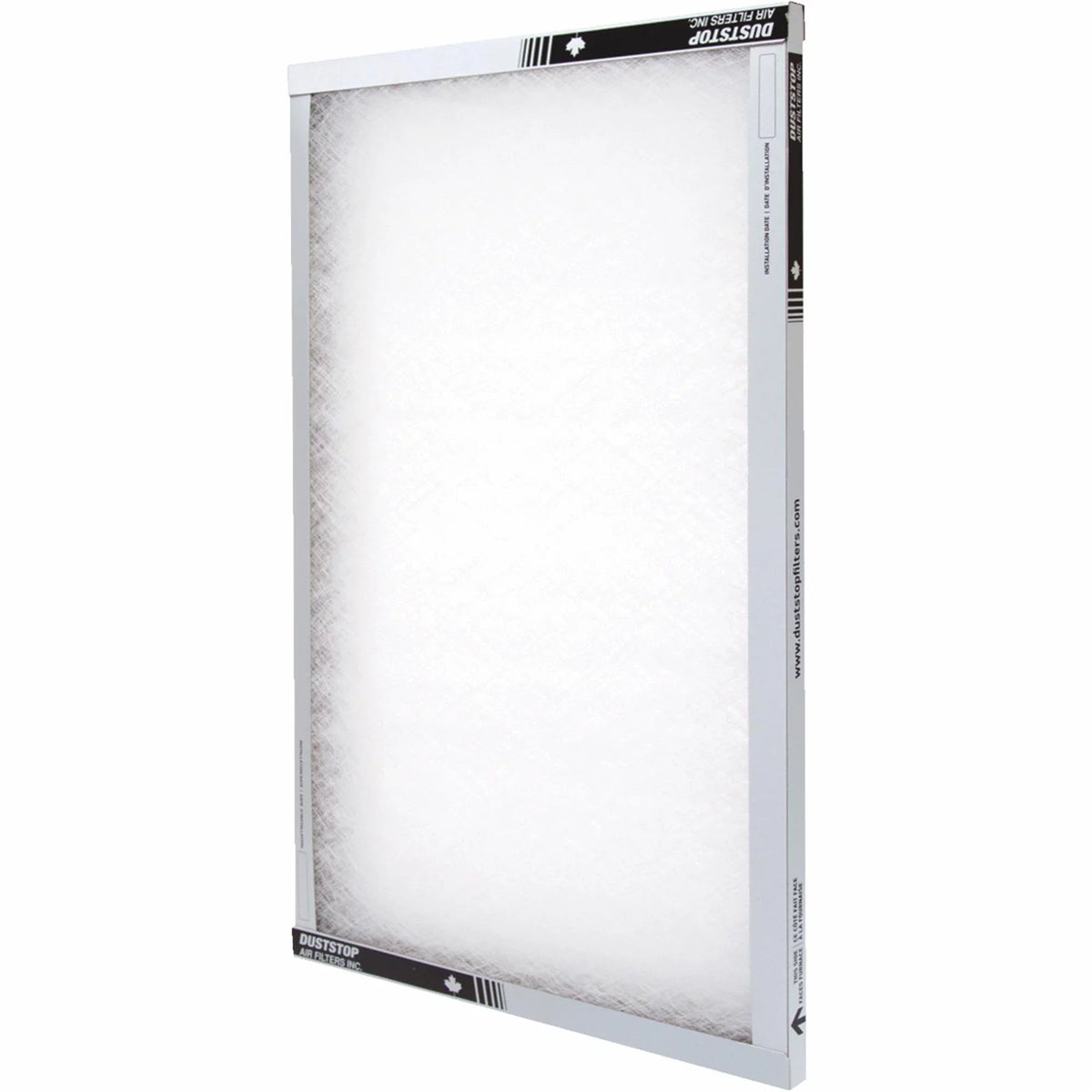 x 12 In. of Furnace Pack In. 2 1 Standard MERV 16 Filter In. 20 Duststop x