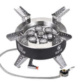ammoon Gas Stove, High Fishing Hiking Ignition Traveling Camping Backpacking 18000W Piezo Windproof Stove, Stove,