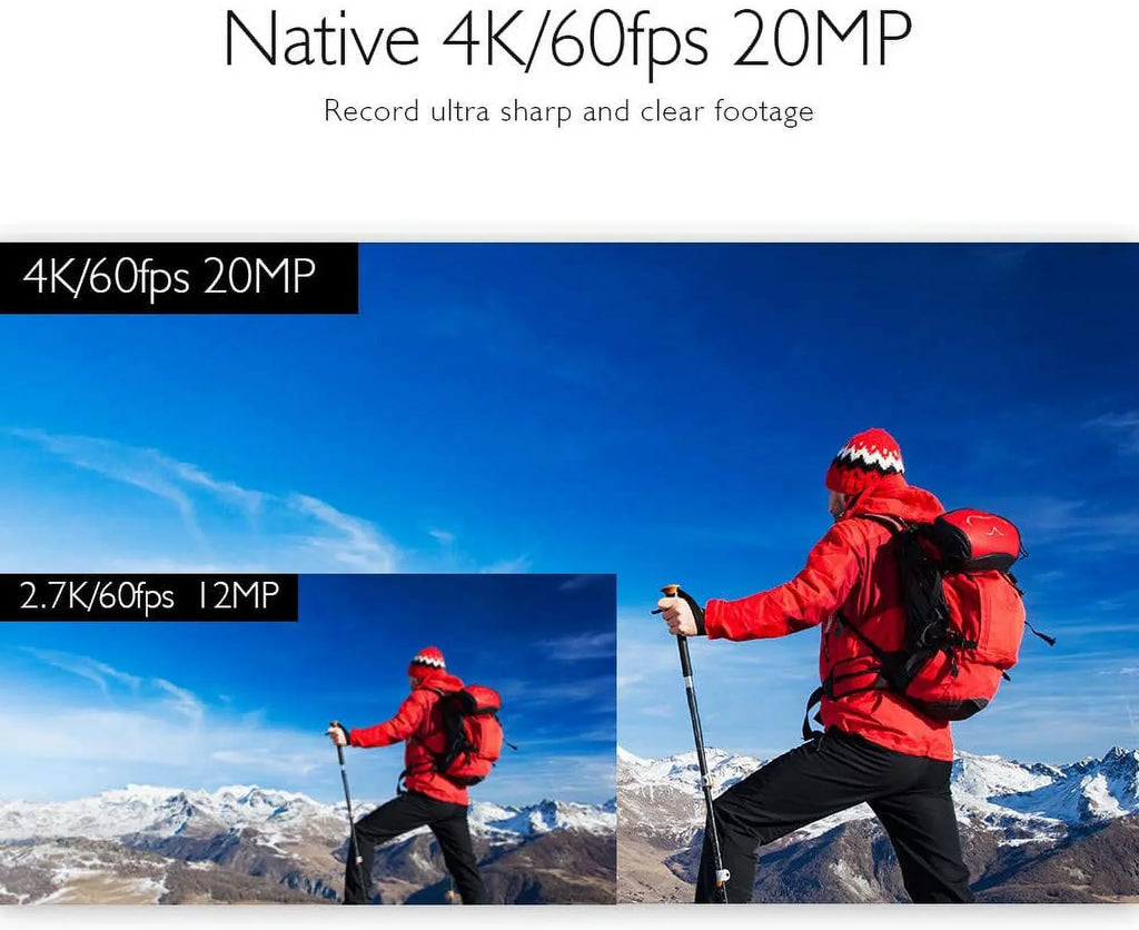 Action 131ft 2.0 EIS V50 Camera, Helmet with Touch Screen Elite Camera and 60fps Accessories Zoom AKASO Underwater Sports Camera 4K 8X