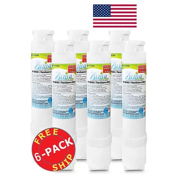 , ZUMA with 6 , Filter Made U.S.A. Water - FPBS2777RF9 in and Compatible - Pack Ice Brand