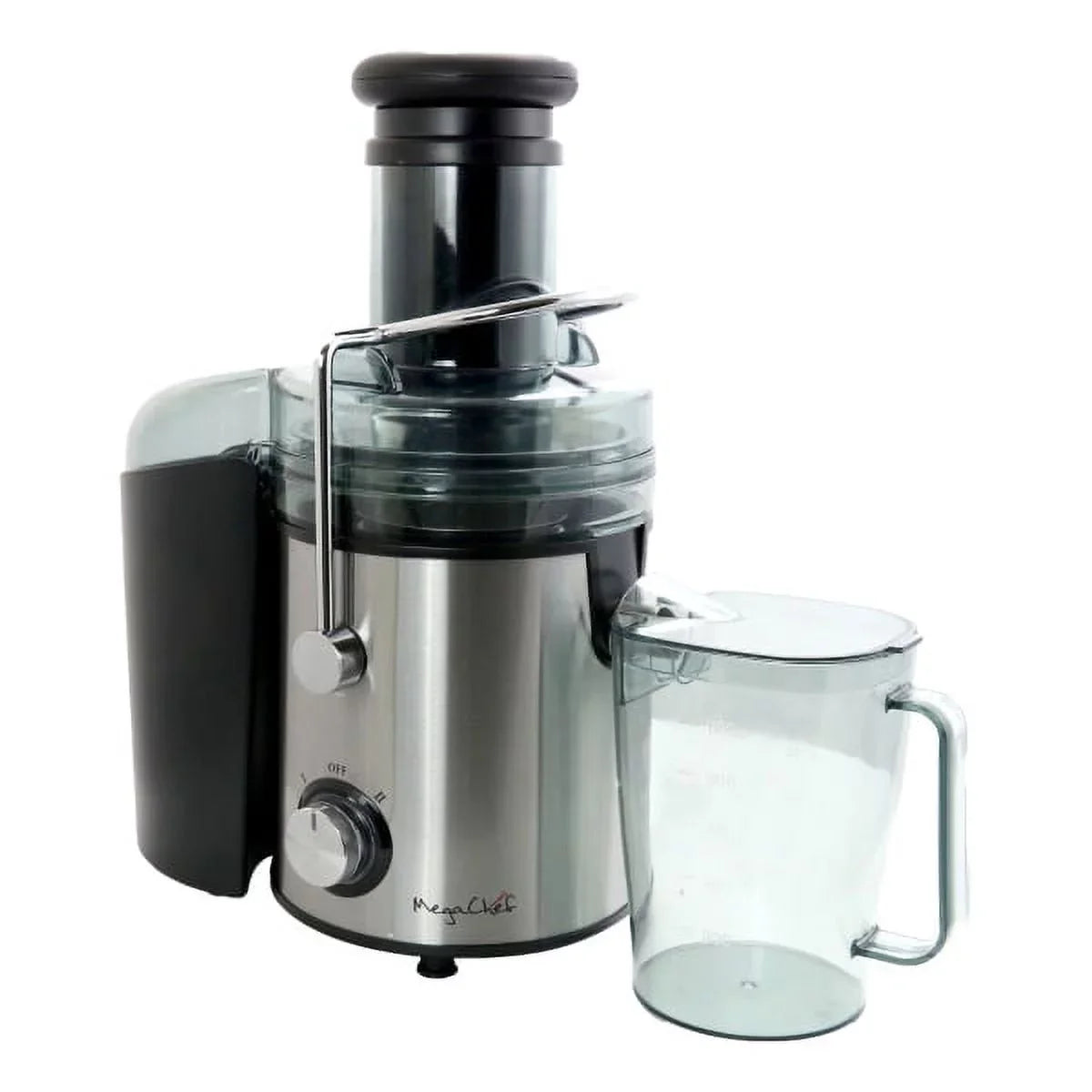 Dual-Speed Juice Wide-Mouth Centrifugal With Silver Machine Megachef Juicer,