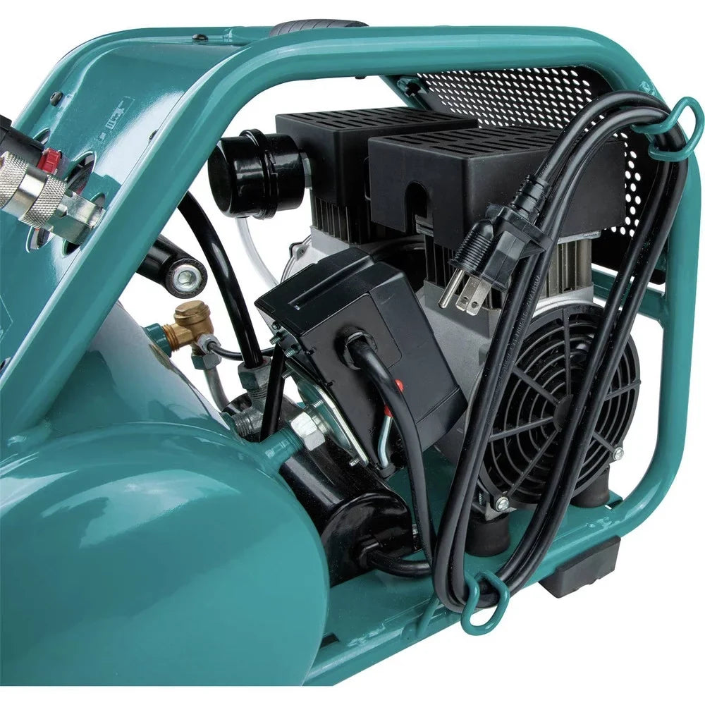 Compressor Series HP 1-1/2 Quiet MAC320Q Air 3 Gallon Oil-Free Carry Makita Hand