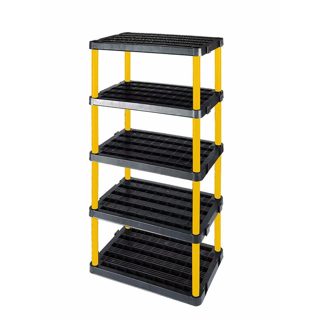 Shelving, Duty Gracious Premium Large Plastic Living Ventilated Extra Black