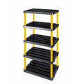 Shelving, Duty Gracious Premium Large Plastic Living Ventilated Extra Black