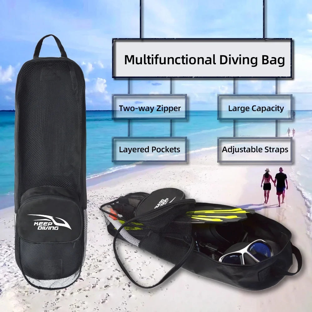Fins bag,Pvc Fins Fins Portable KEEP Fins storage Pvc DIVING With Pvc Fins With