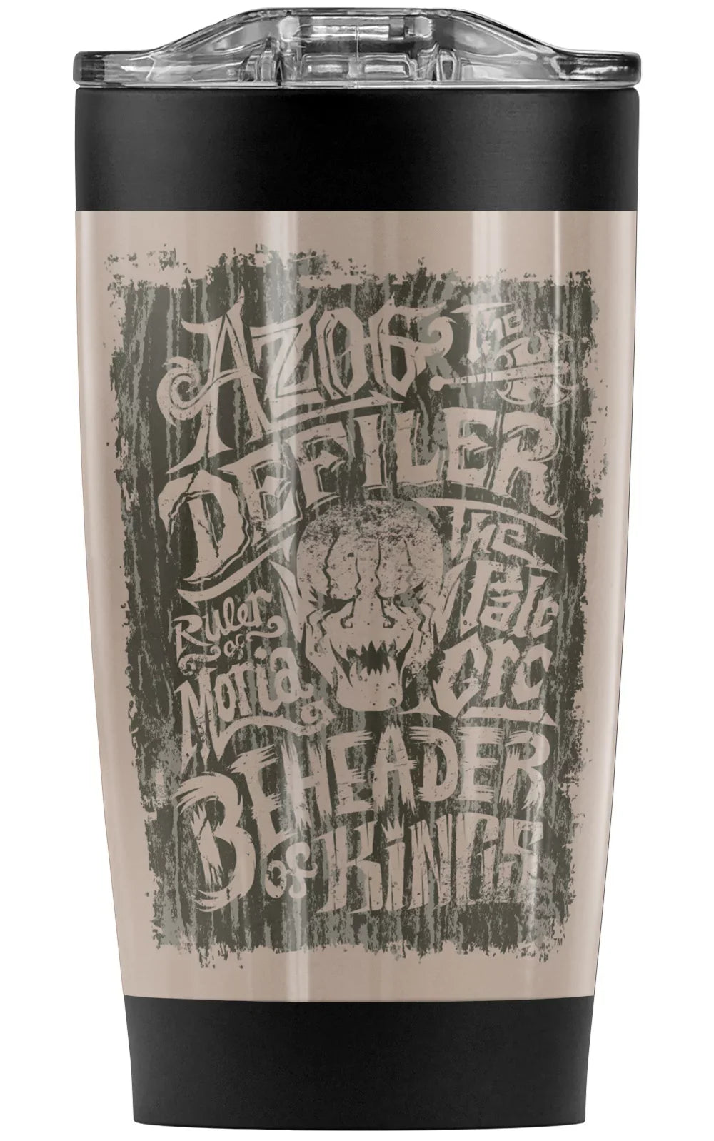 Leakproof Sliding Double oz & Steel for The Beverages Wall Coffee Vacuum Orc Hot The Travel with Insulated Great 20 Lid Cold Mug/Cup, | and Stainless Hobbit/Azog Drinks Tumbler
