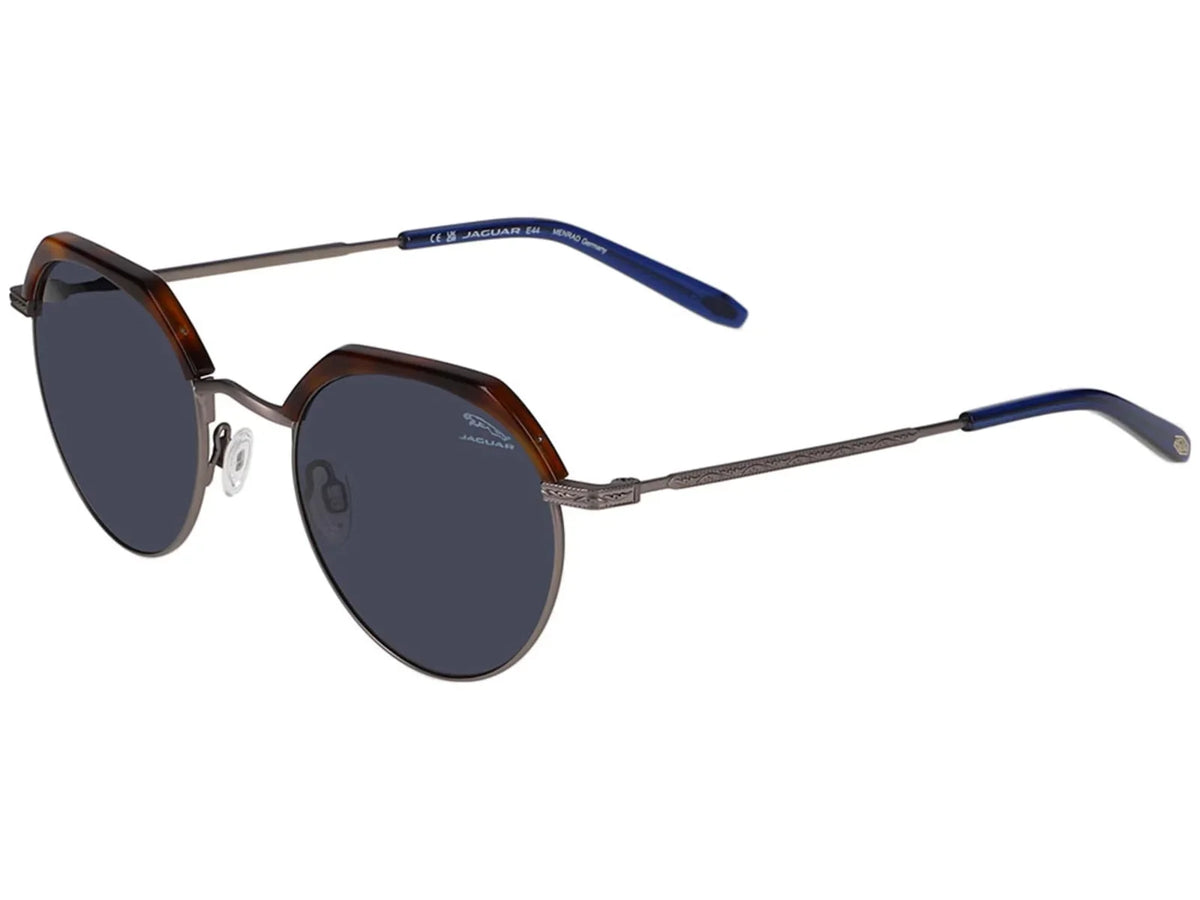 Sunglasses, 51-22-145, JG374645 Frame, Grey-Brown-Blue Mirror Lens, Jaguar 37464