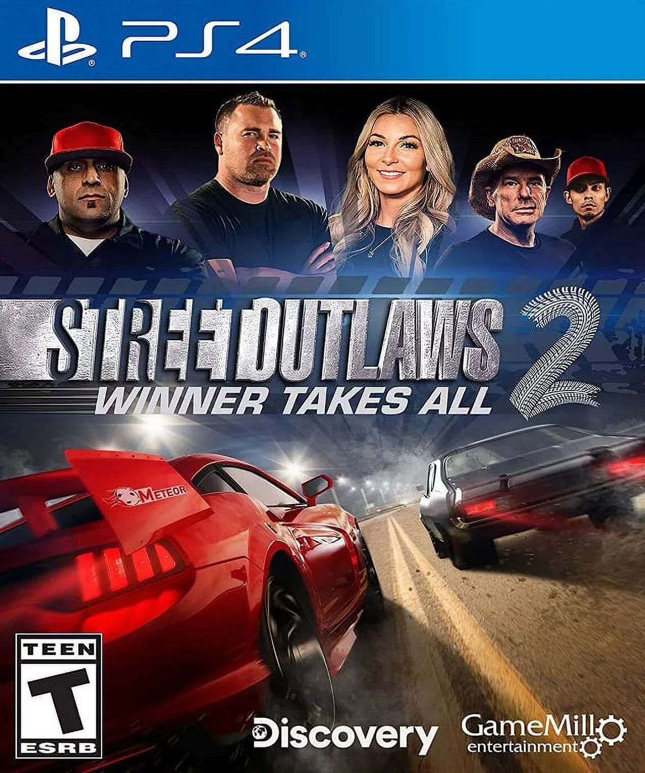 Racing 2 All - 4, Outlaws (Refurbished) (Sony Game Street Restored Playstation Takes Winner 2021)