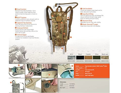 3L SOURCE 3L, Pack, (4000331503) Multicam Tactical Hydration