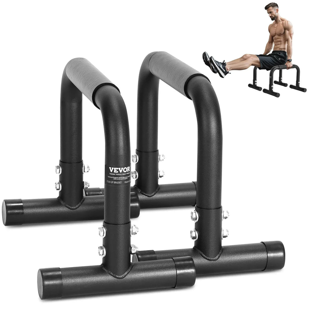 Bars, Capacity, for Home Strength Stabilizers 500 and Outdoor Ideal Gym, with - Training Fitness VEVOR Dip lbs Office, Heavy-Duty Workout Stand