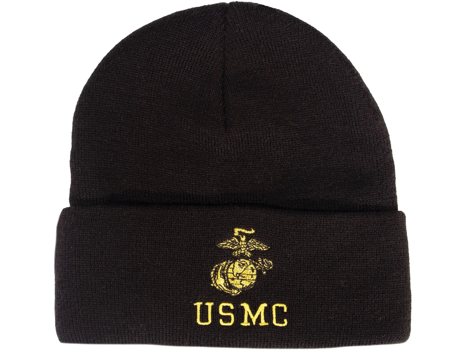One & Embroidered Eagle, USMC Anchor Siz Watch Cap, Globe, Insignia, Gold Rothco