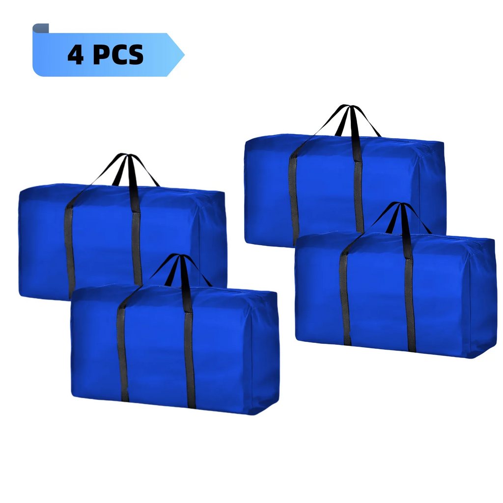 Bags, Supplies, Strong Heavy Packing Sherry Large Duty Handles Blue（4 & to Extra Moving Bags Zippers，Alternative Pack） & Storage Backpack Straps Boxes, Moving Moving