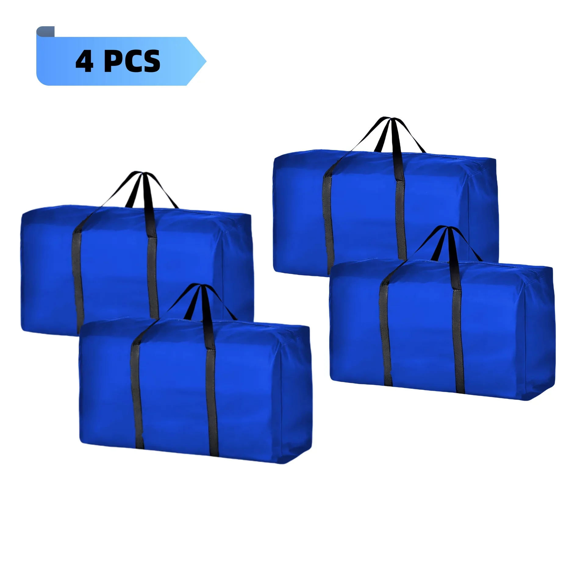Bags, Supplies, Strong Heavy Packing Sherry Large Duty Handles Blue（4 & to Extra Moving Bags Zippers，Alternative Pack） & Storage Backpack Straps Boxes, Moving Moving