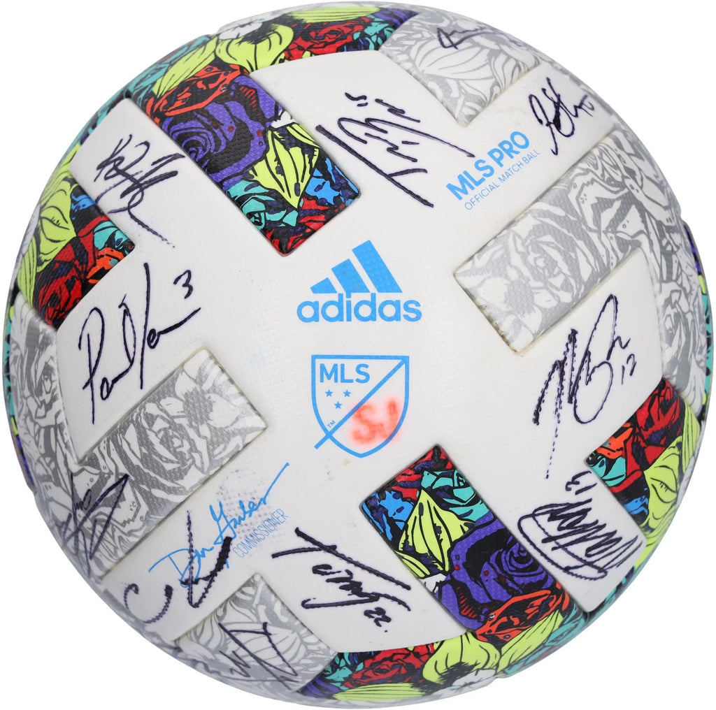 Signatures - Ball 25 BA88054 MLS Jose Authentic Season 2022 - Fanatics from San Earthquakes the Match-Used Certified with Soccer