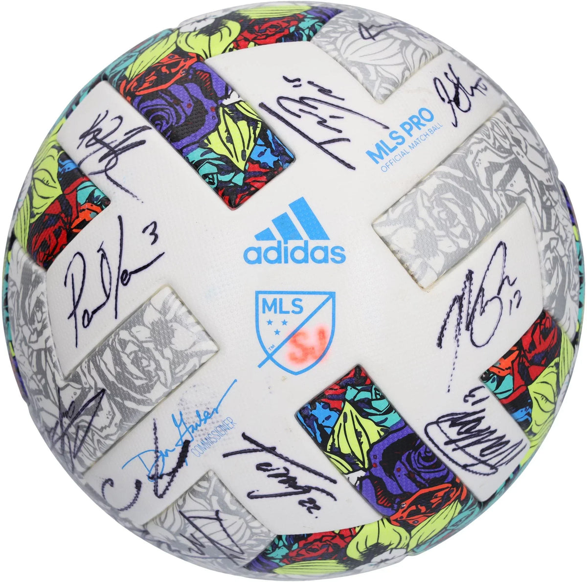 Signatures - Ball 25 BA88054 MLS Jose Authentic Season 2022 - Fanatics from San Earthquakes the Match-Used Certified with Soccer