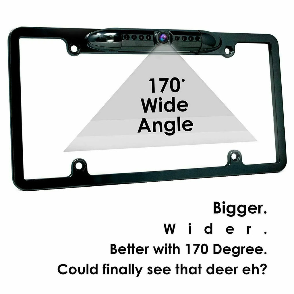 Rear Camera License Wide Night 6x Bundle Angle HD Vision Plate View Waterproof Backup