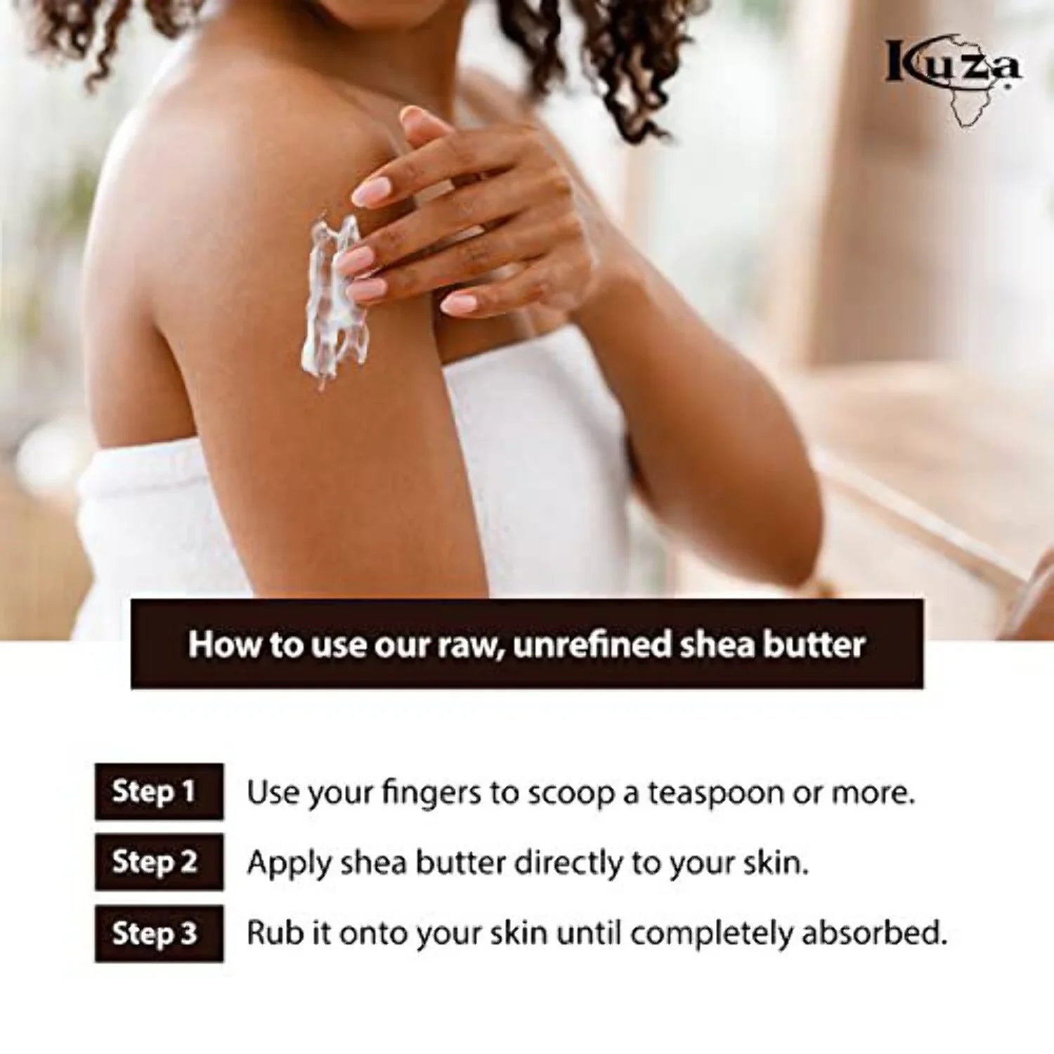 Kuza African Creamy) with Borututu 100% White Shea Pure (22 Ounce, Butter