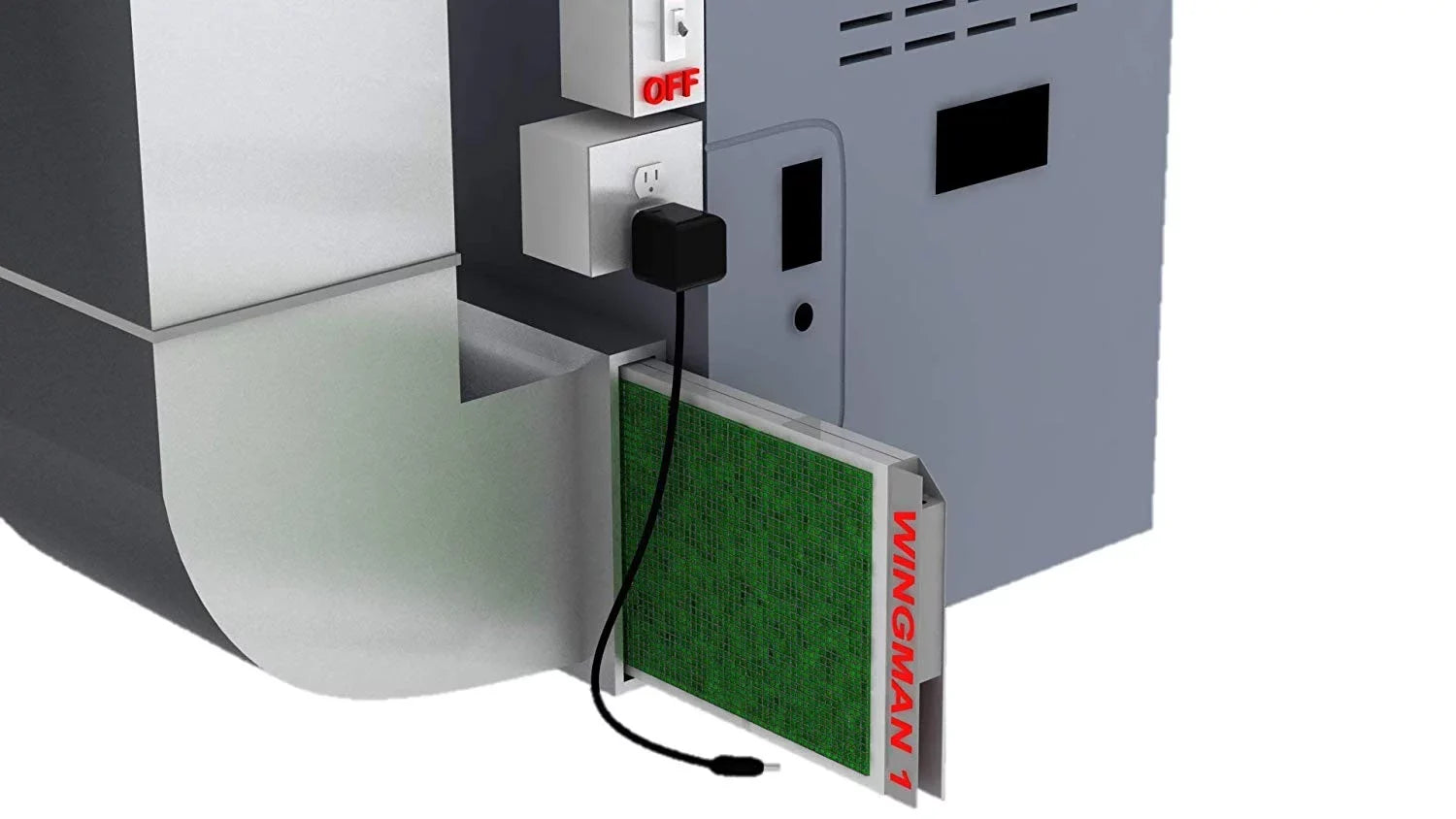 Your Air 12x24x1 Furnace PLUG Air IN! Homeowner - Simply Replace Electronic Current AC Filter Installed- IT and Filter