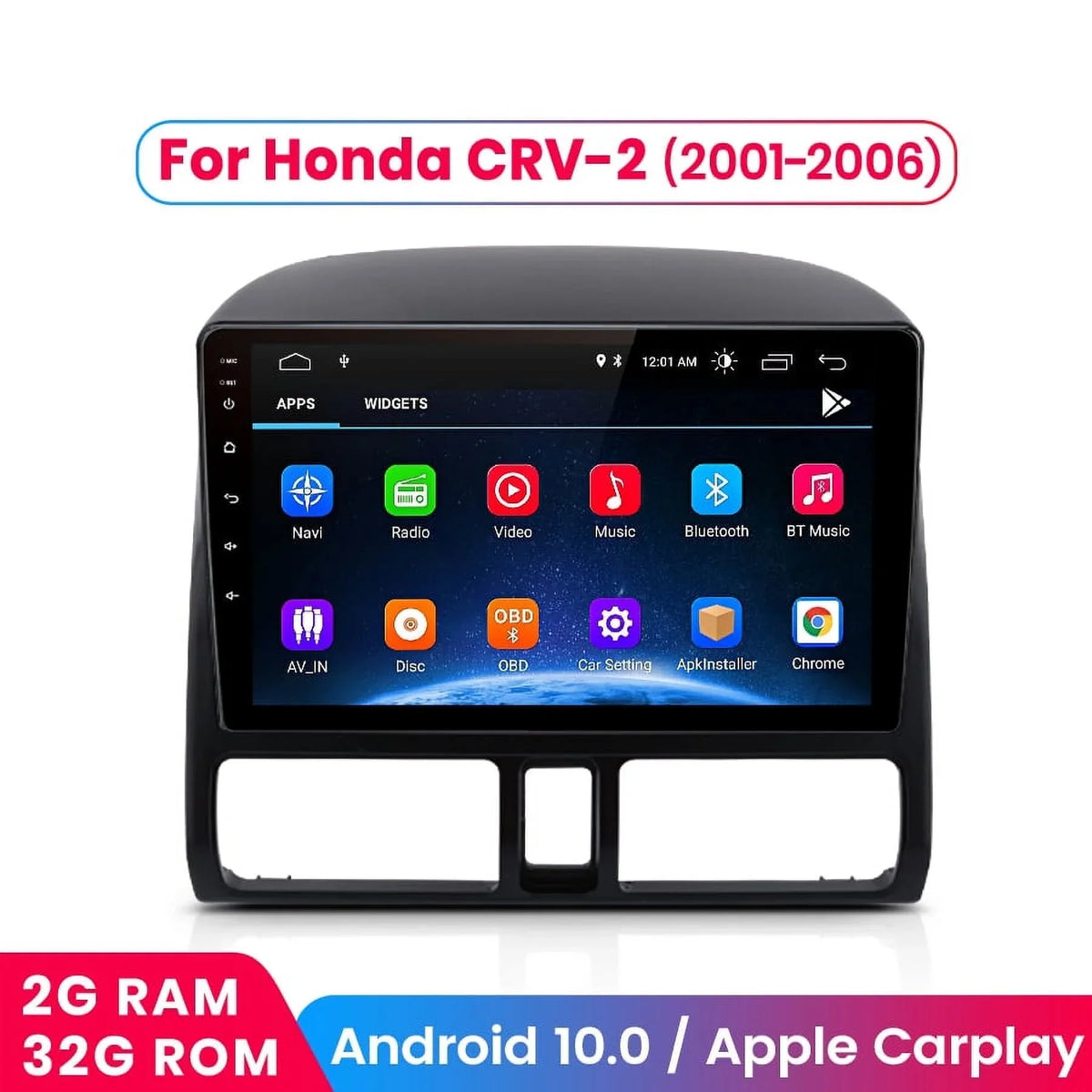 9 Bluetooth WiFi Navigator 2006,2+32GB for Stereo AWESAFE FM with 2005 GPS 2001 Auto Car Wireless Mirror 2004 Radio 2003 Honda Android Inch CRV Link Carplay Radio 2002 Touch Screen