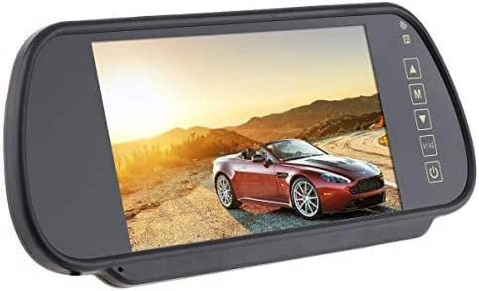 Digital View 16:9 with Input 7 Rear Button Video Touch Car VCR Bileeko Display RGB Monitor 2-Channel Inch