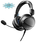 Audio 1 Coverage Year Gaming Protect Closed-Back Technica by (2022) - Wired Black/Blue Epic with ATH-GL3BK an Additional Headset