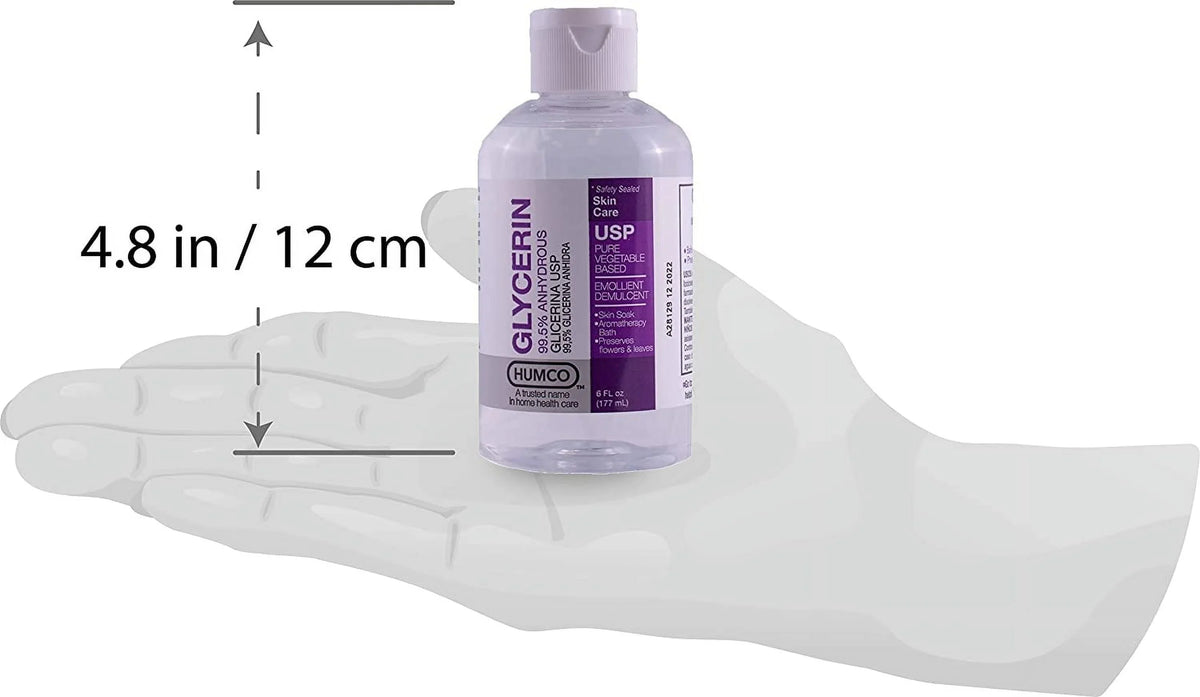 6 - 6oz 99.5% USP Pack Skin Glycerin Each Protectant Humco