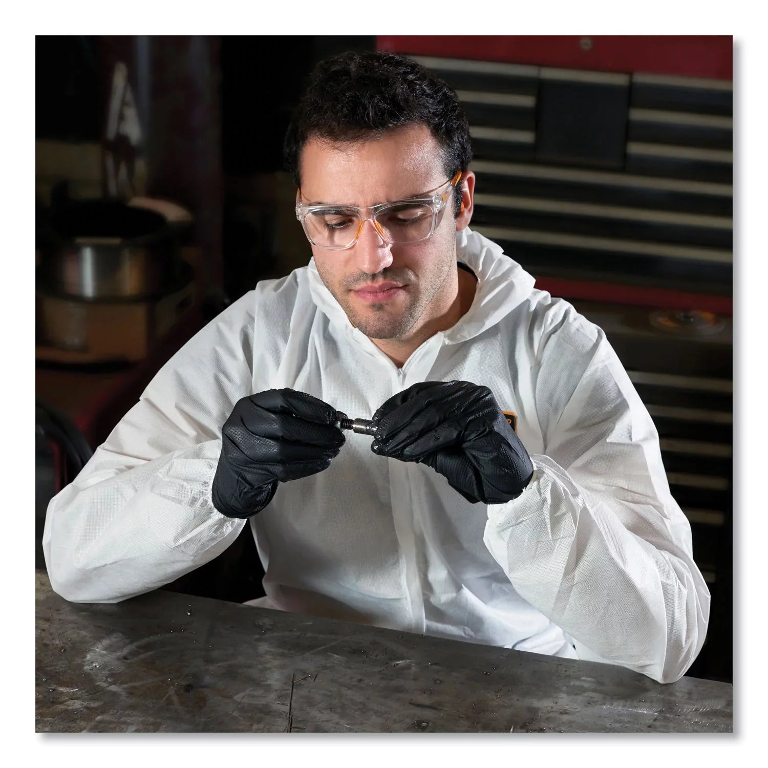White, 24/carton Elastic Hood, Medium, Breathable Particle A20 Kleenguard™ Coveralls, Back, Protection