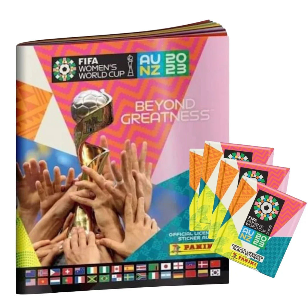Panini Cup FIFA Stickers) 2023 Album + 25 (125 World Packs Women's