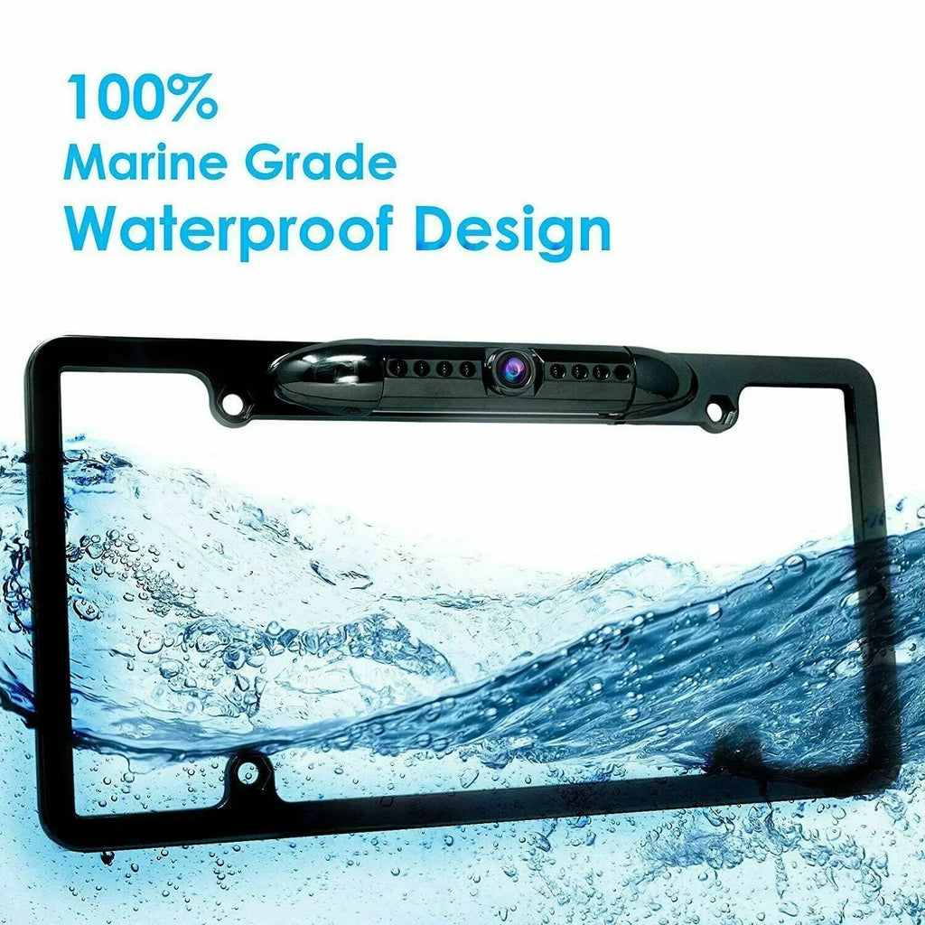 Rear Camera License Wide Night 6x Bundle Angle HD Vision Plate View Waterproof Backup