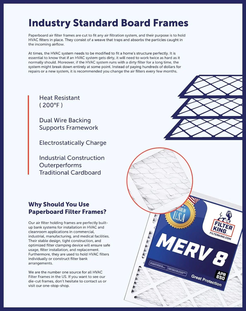 MERV Actual x 15.5 Filter Furnace | | A/C 15.5x12.5x1 Filter 12.5 x King | Filters IN 8 Air Size: 4-PACK MADE USA Pleated .75" | HVAC