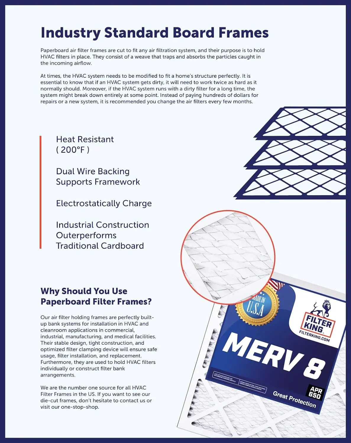 MERV Actual x 15.5 Filter Furnace | | A/C 15.5x12.5x1 Filter 12.5 x King | Filters IN 8 Air Size: 4-PACK MADE USA Pleated .75" | HVAC