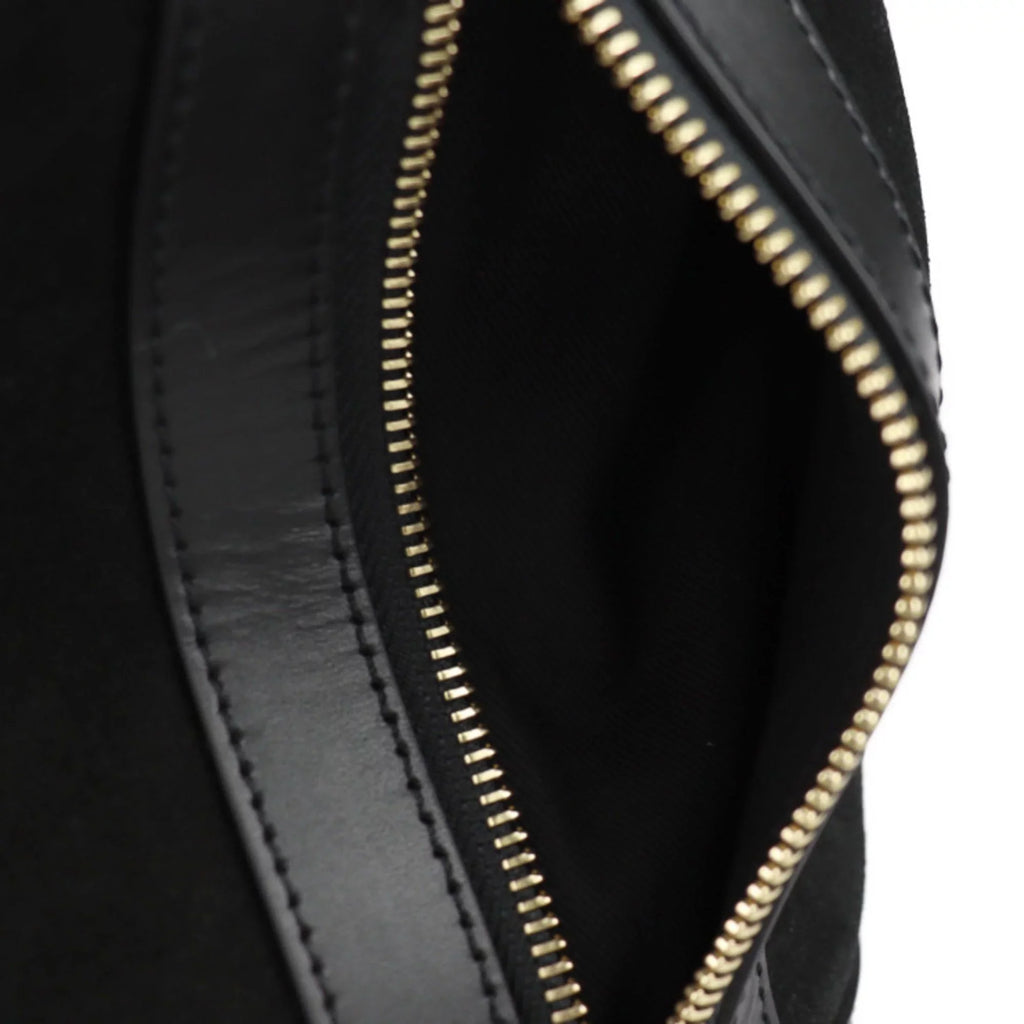 leather fittings Chloé sea Pre-Owned CHLOE by suede by handbag BY shoulder See Debbie 2WAY Chloe black SEE metal (Good) tote gold bag